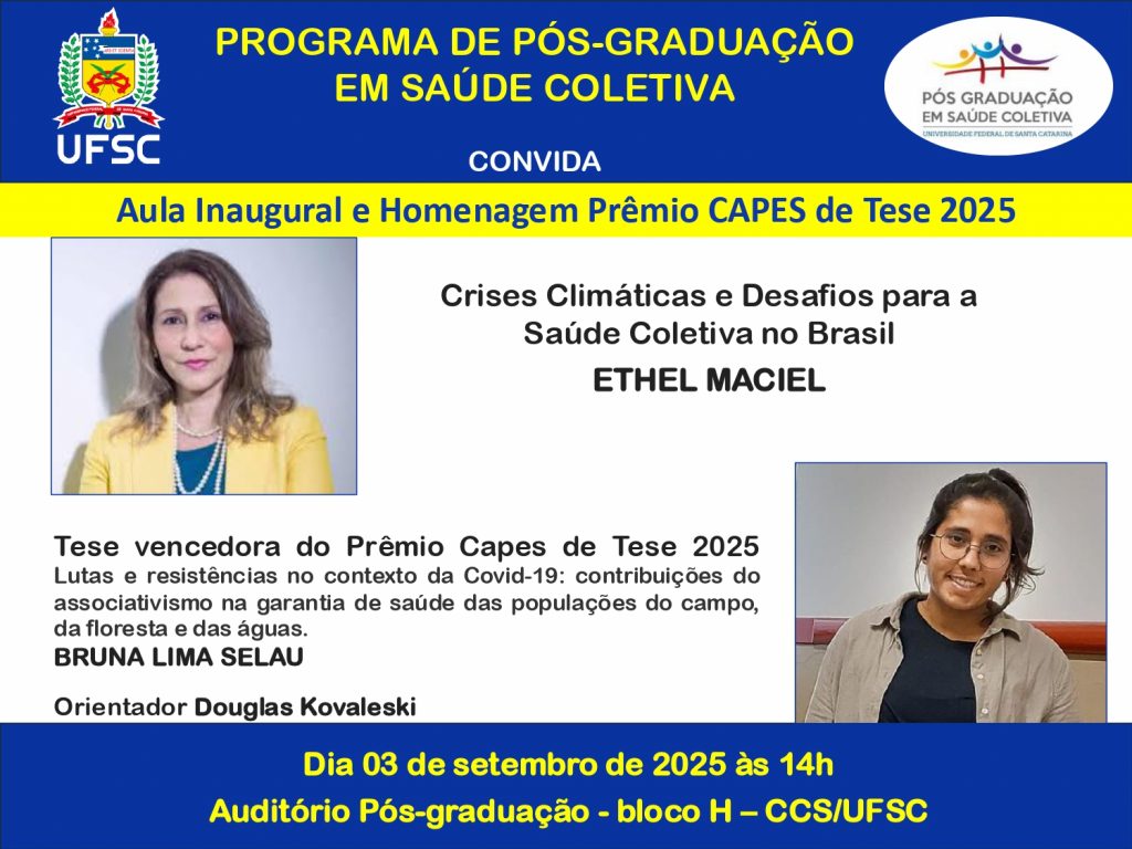 Aula Inaugural PPGSC 2025